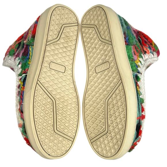 Mou Women’s Eskimo Wool Multicolor Sneaker Boot Size 38 US 8 - Picture 9 of 11